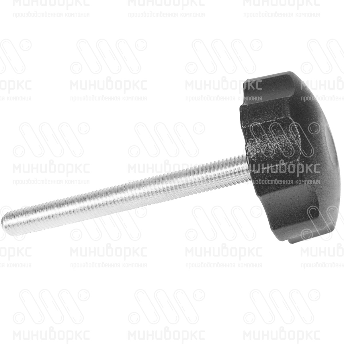 Фиксатор пластиковый с рукояткой m8x105 60 – Ф60М8-105ЧН | картинка 2