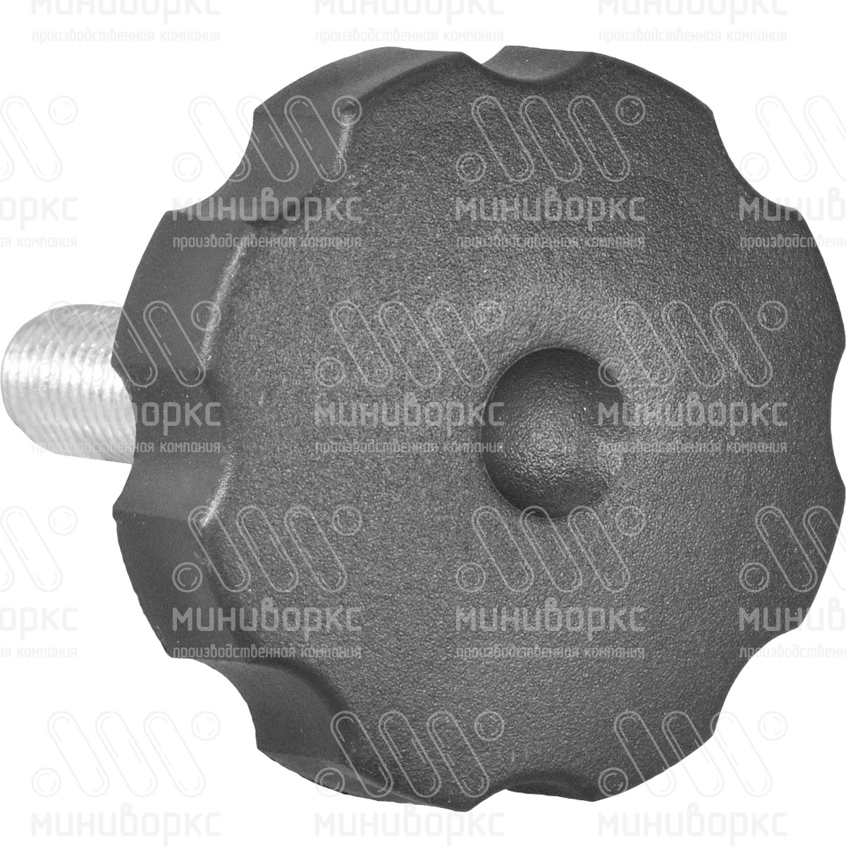 Фиксатор пластиковый с рукояткой m6x50 50 – Ф50М6-50ЧН | картинка 3