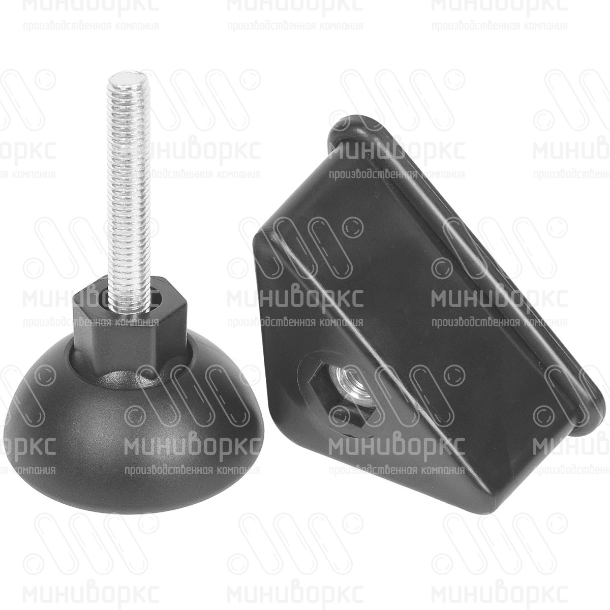 Комплекты опор для уголков и резьбовых опор m10x45 50 – U40-40M10.D50x45 | картинка 9