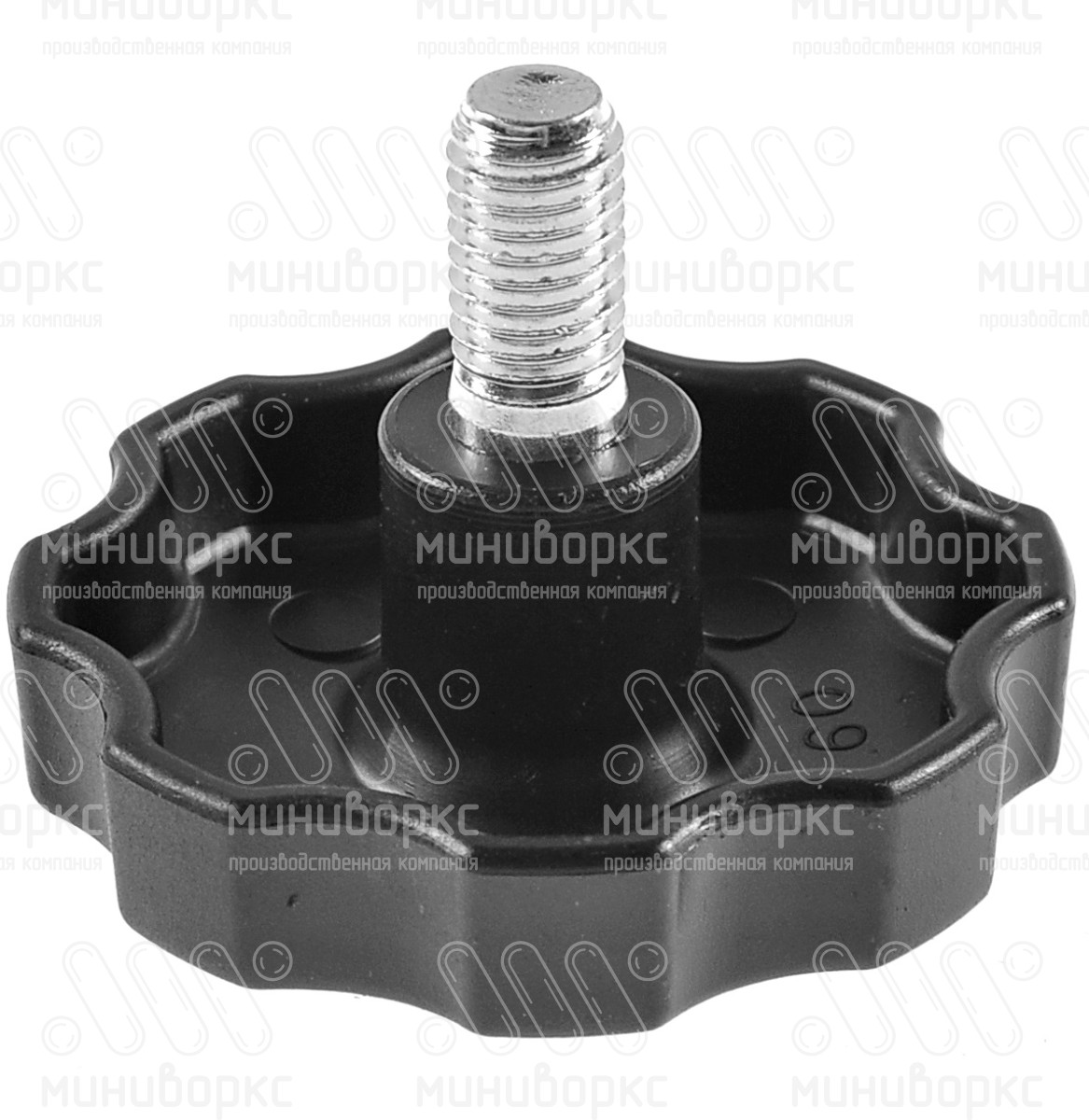 Фиксатор пластиковый с рукояткой m10x20 60 – 114122040N | картинка 1