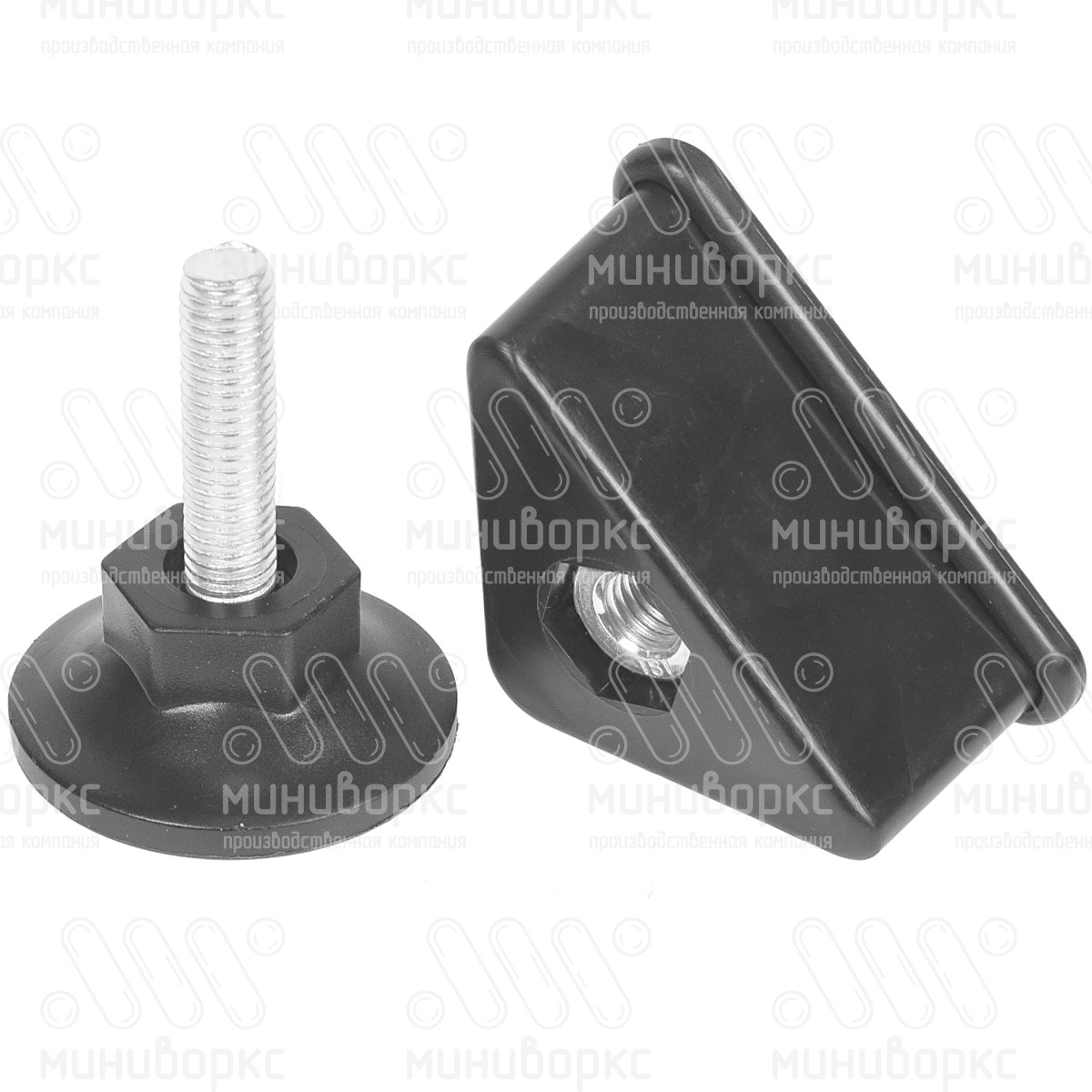 Комплекты опор для уголков и резьбовых опор m8x40 48 – U40-40M8.D48x40 | картинка 4