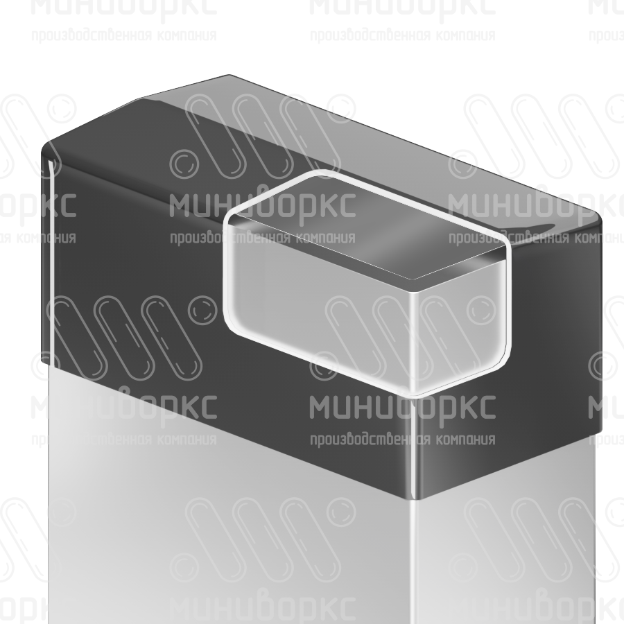Заглушки для прямоугольной трубы 29x63 – CBPR63x29 | картинка 4