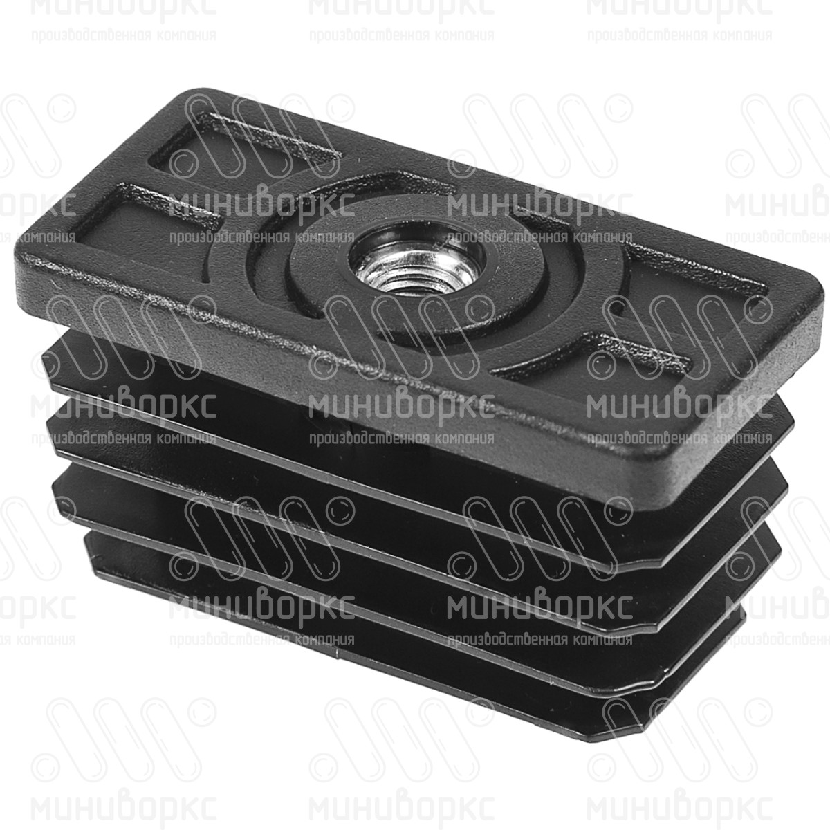 Заглушки для прямоугольной трубы 60x30 – 30-60М8ЧС | картинка 1