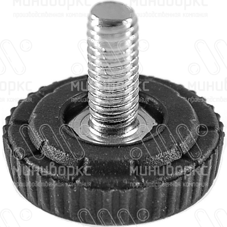 Опора резьбовая  m6x15 25 – 25М6-15ЧС | картинка 1