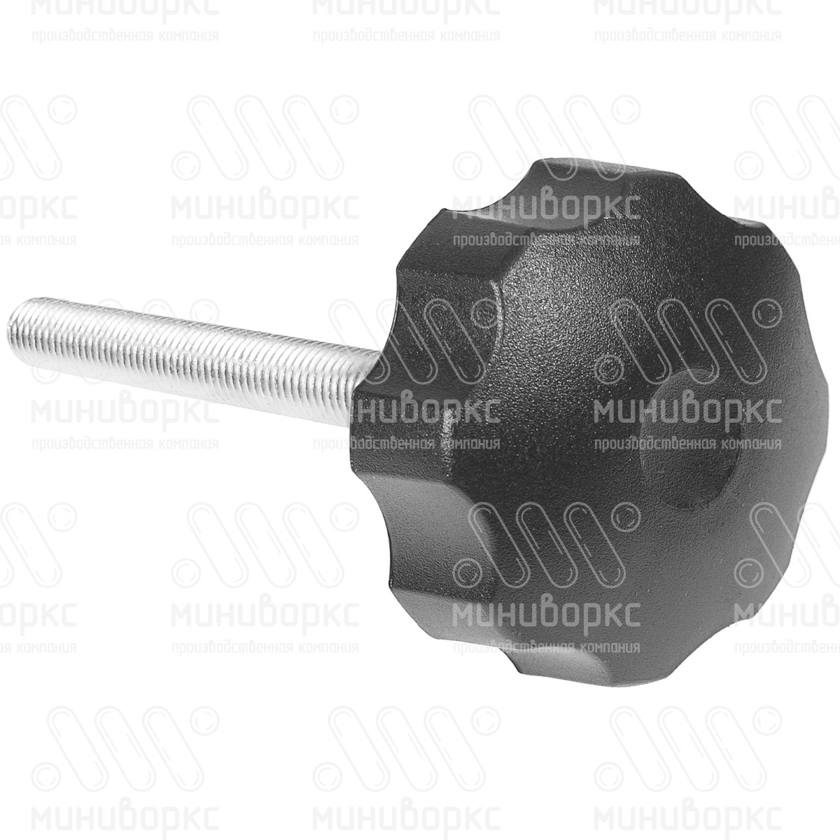 Фиксатор пластиковый с рукояткой m12x120 60 – Ф60М12-120ЧН | картинка 3